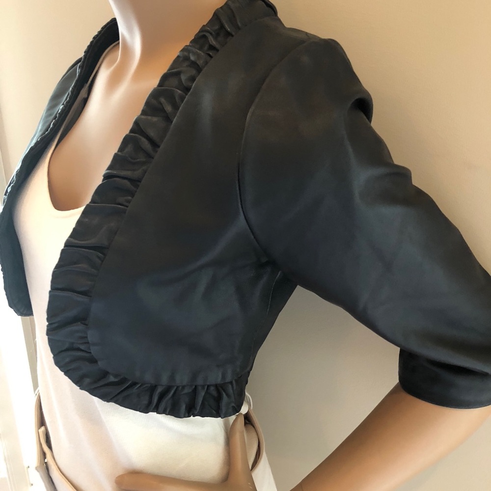 Bcbgeneration Cropped Leather Jacket - image 4